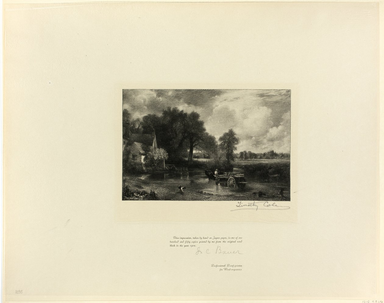 The Hay Wain, fra Old English Masters av Timothy Cole
