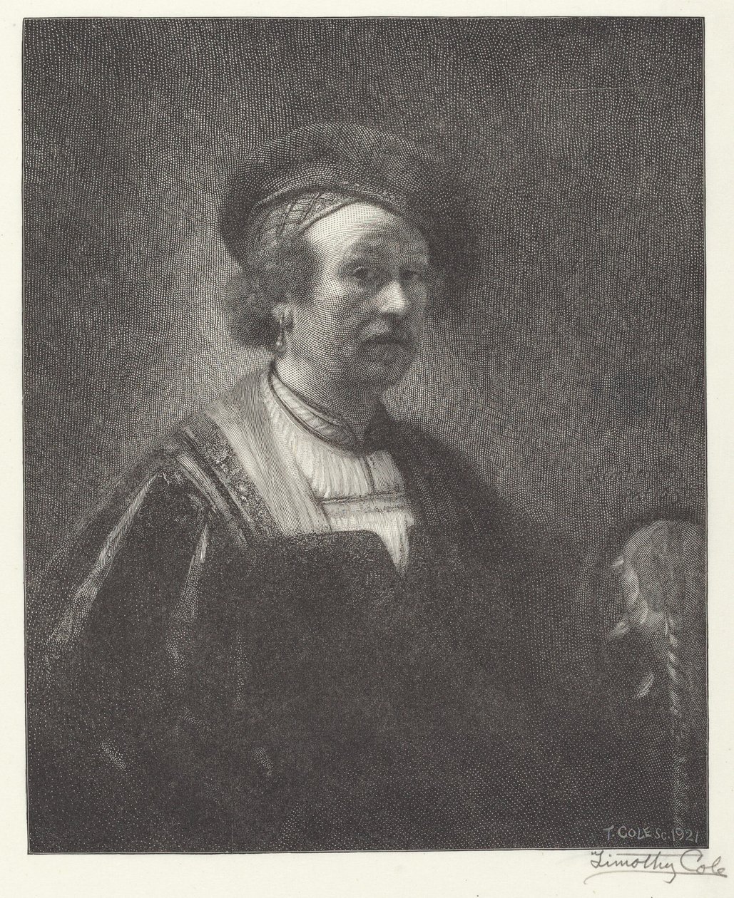 Rembrandt av Timothy Cole after Rembrandt van Rijn