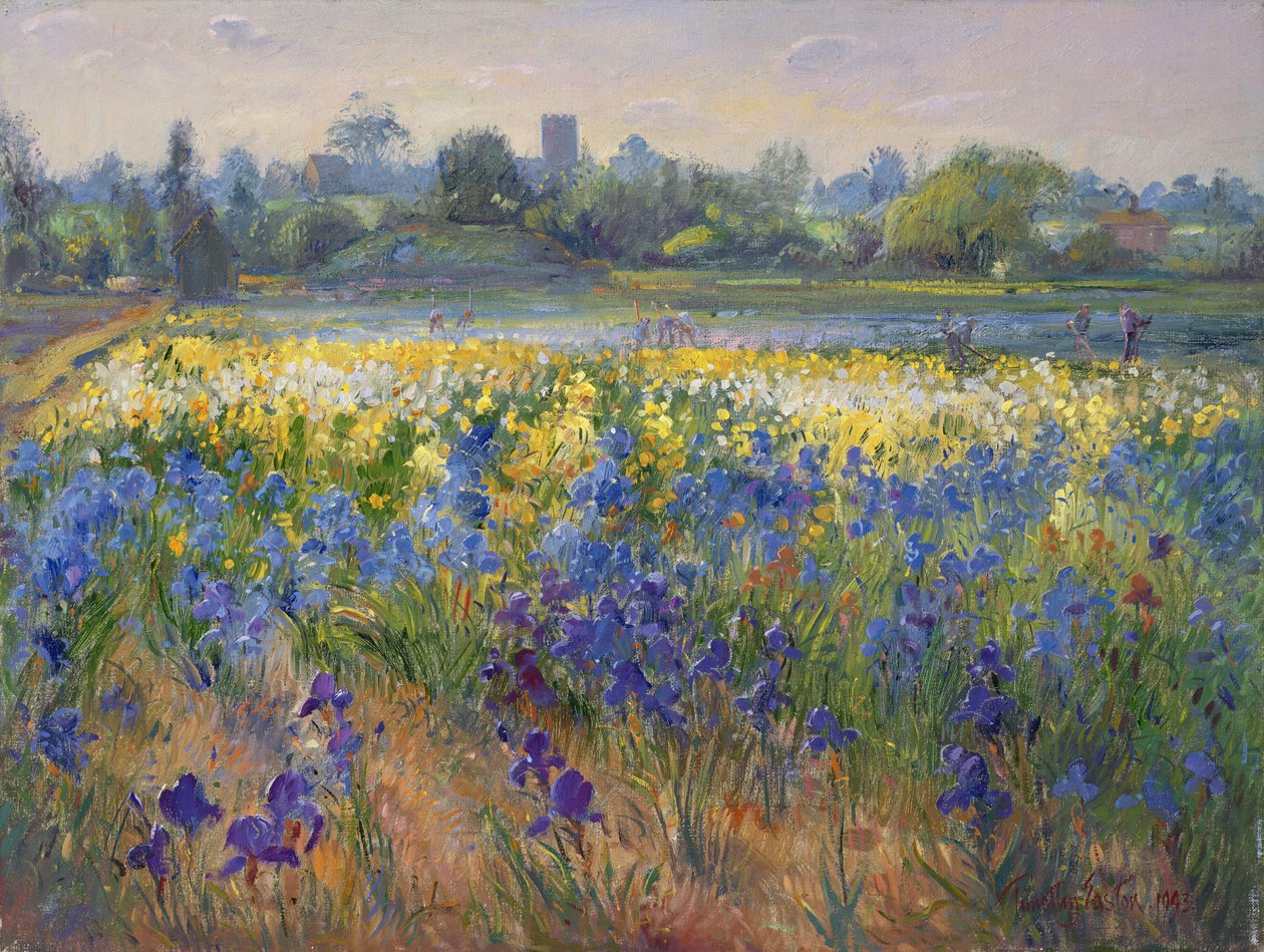 Blue Haze ved Burgate, 1993 av Timothy Easton