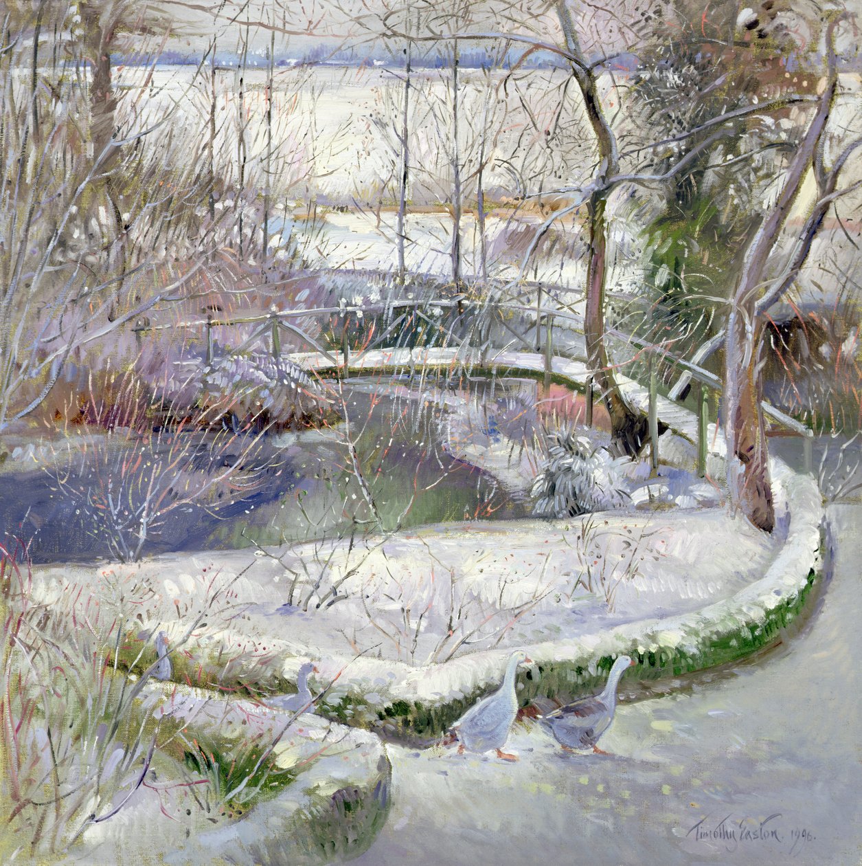 Bro over Willow Tree av Timothy Easton