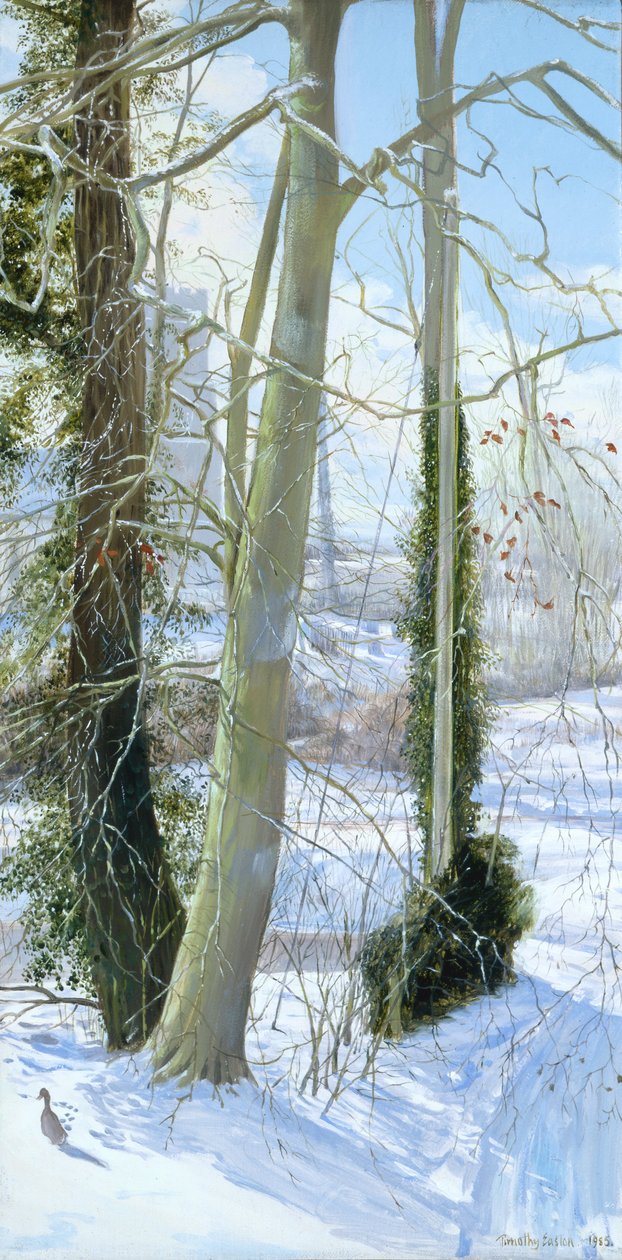 Tre trær om vinteren av Timothy Easton