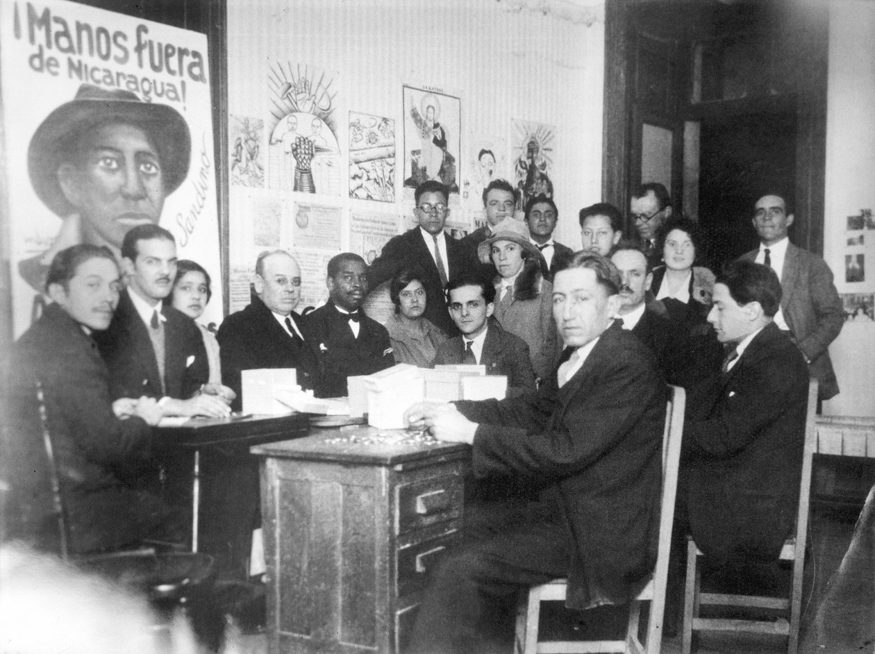 Hands off Nicaragua Committee, Mexico City, 1928 av Tina Modotti