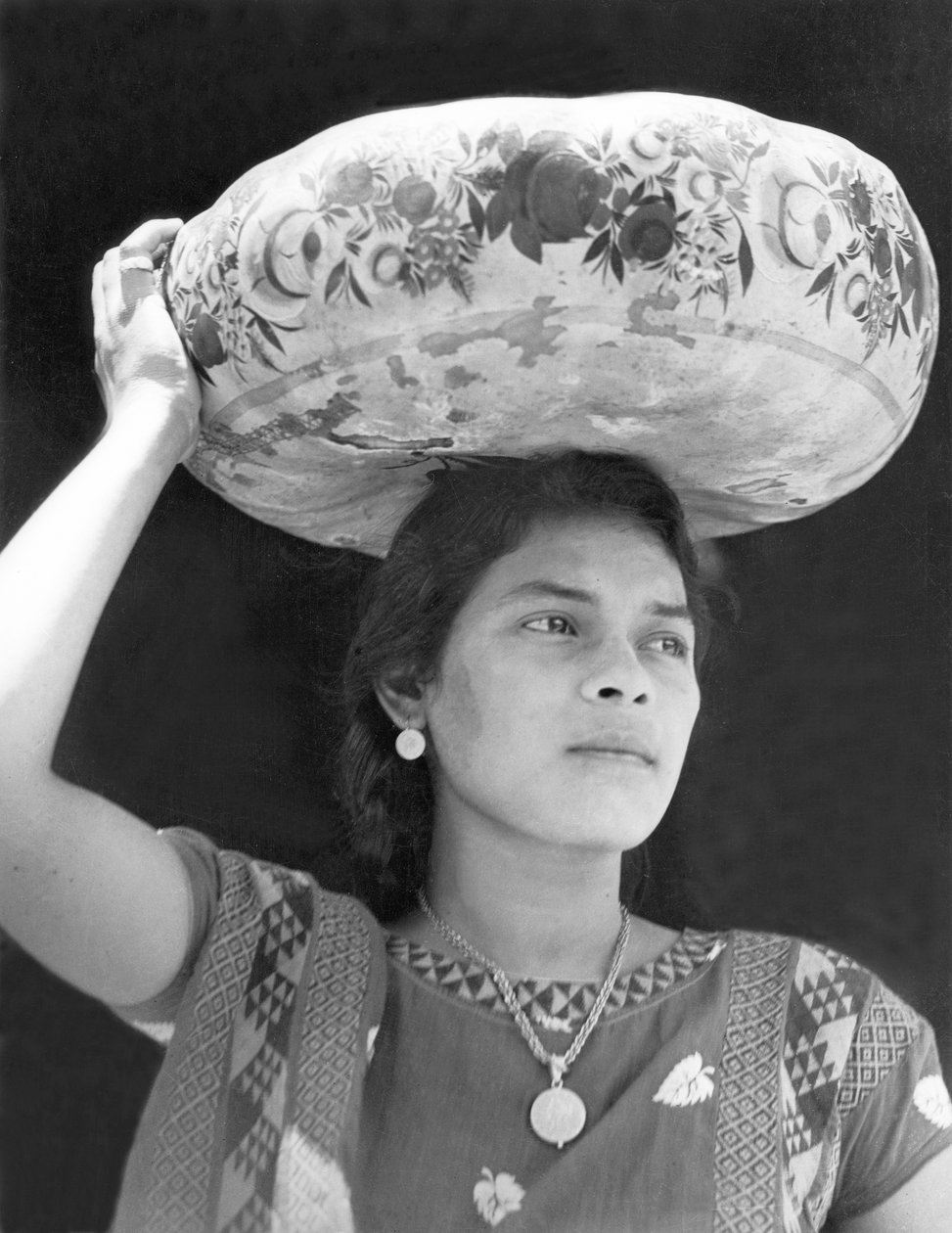 Kvinne i Tehuantepec, Mexico, 1929 av Tina Modotti