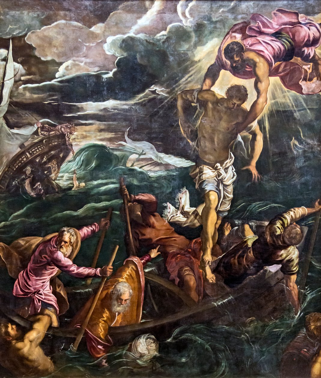 San Marco salva en bukk under et forlis av Tintoretto