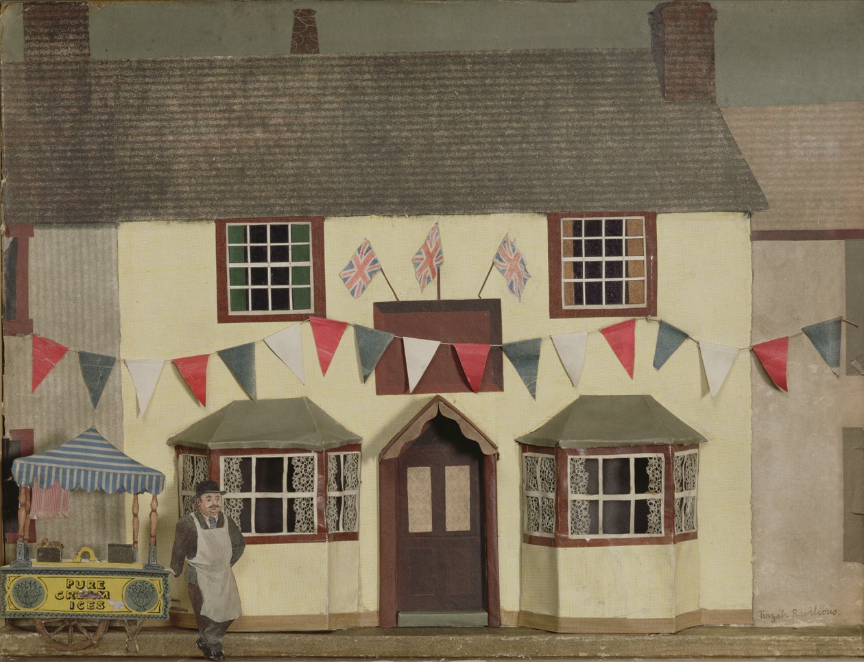 Pure Cream Ice (collage) av Tirzah Ravilious