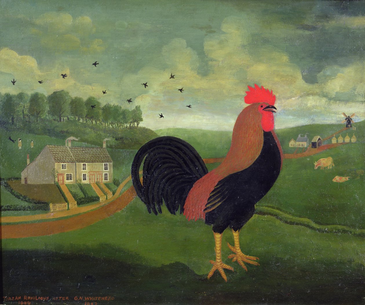 The Cock (etter GN Whitehead av Tirzah Ravilious