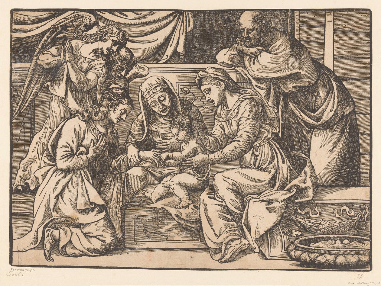 Mystisk ekteskap av Saint Catherine av Titiaan