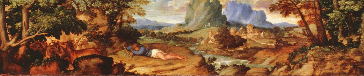 Endymion og flokken hans, ca. 1510 av Tiziano Vecelli