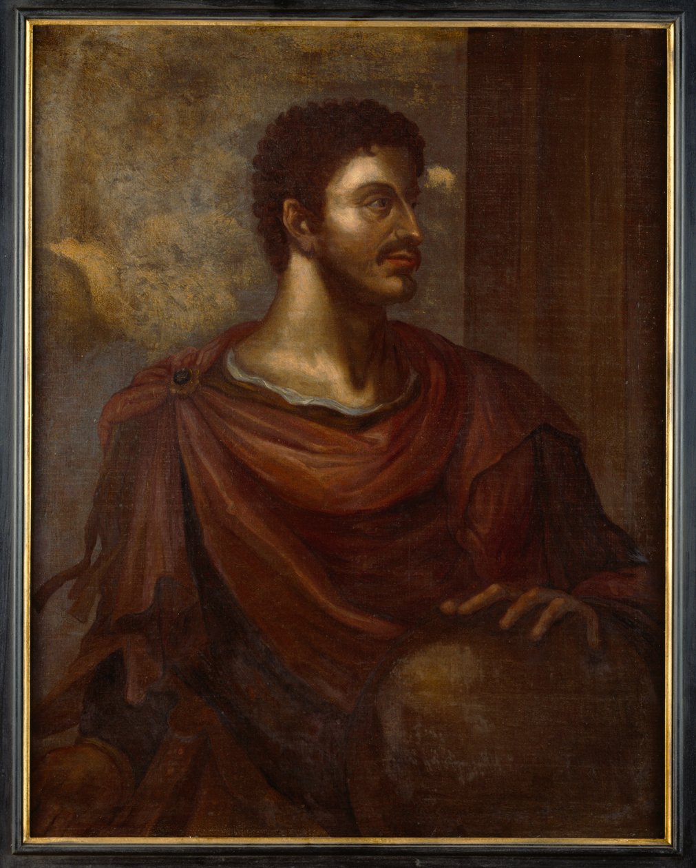 Augustus Octavius (olje på lerret) av Titian (c.1488 1576) (after)