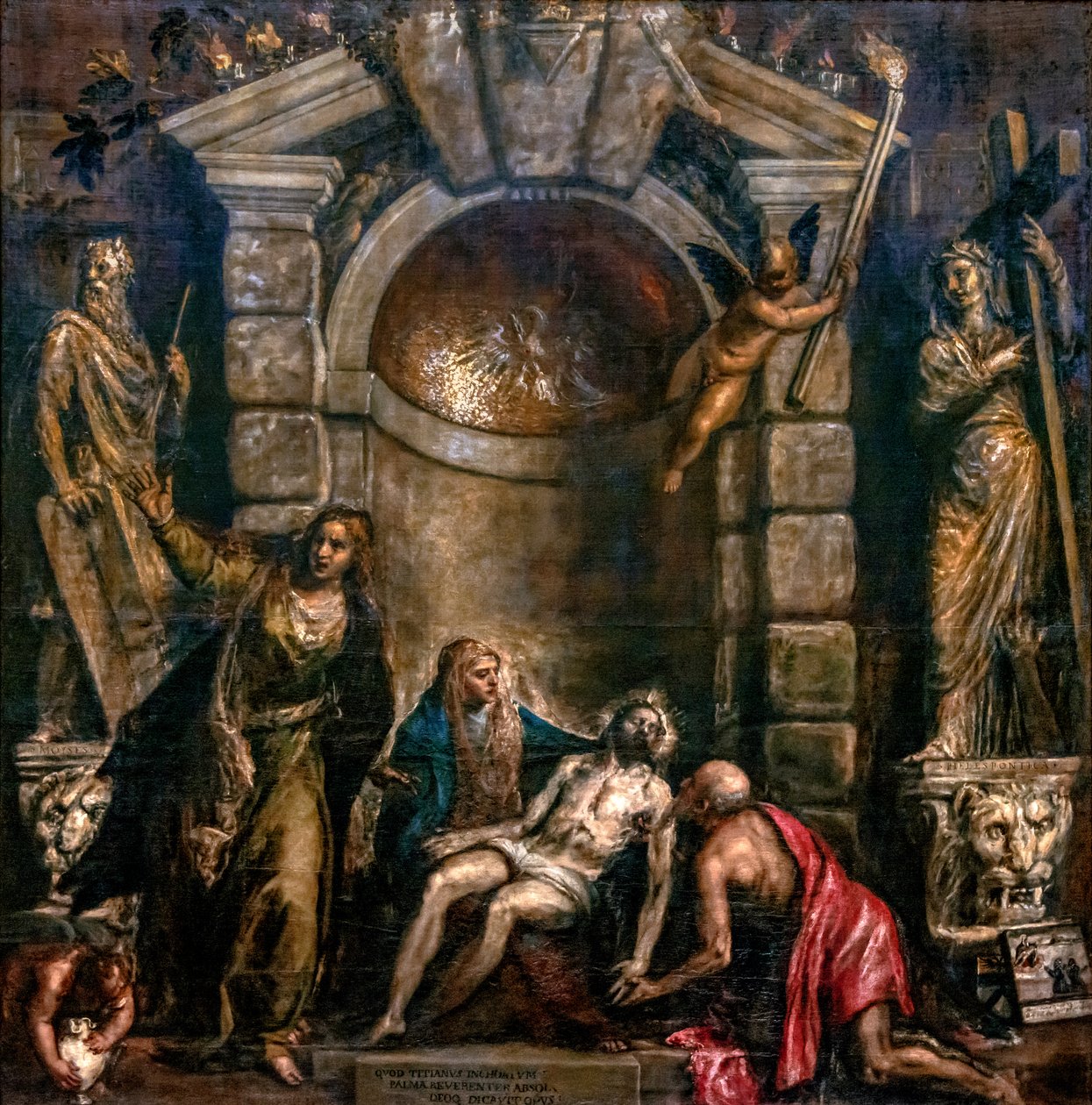 Pieta av Tiziano Vecelli