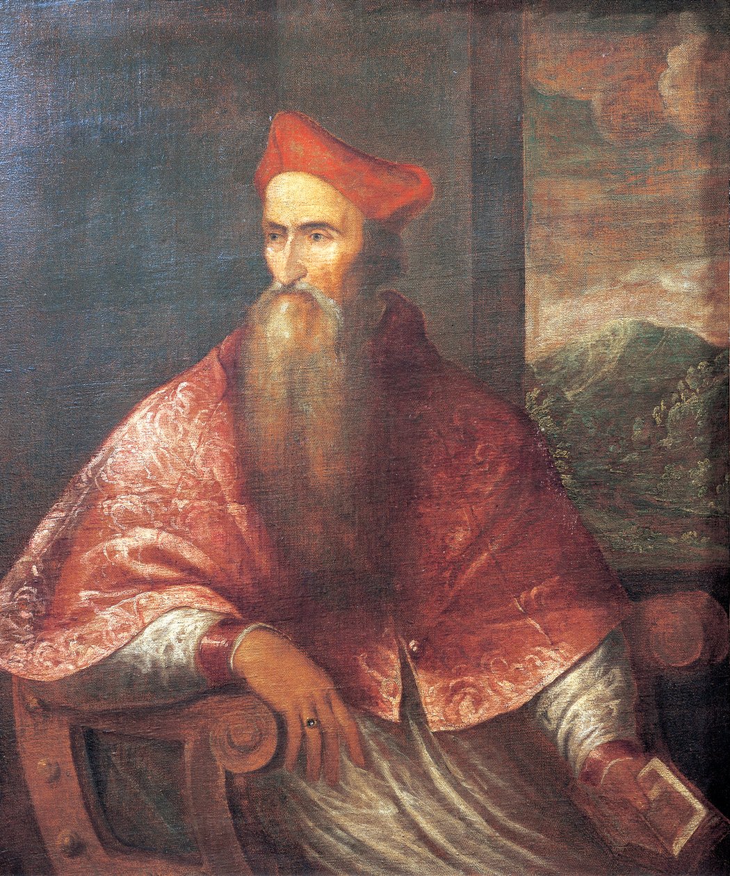 Portrett av Pietro Bembo av Titian (c.1488 1576)