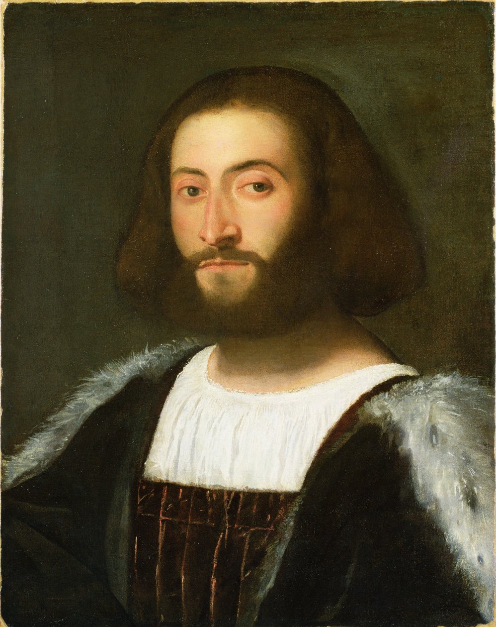Portrett av en mann av Titian (c.1488 1576)