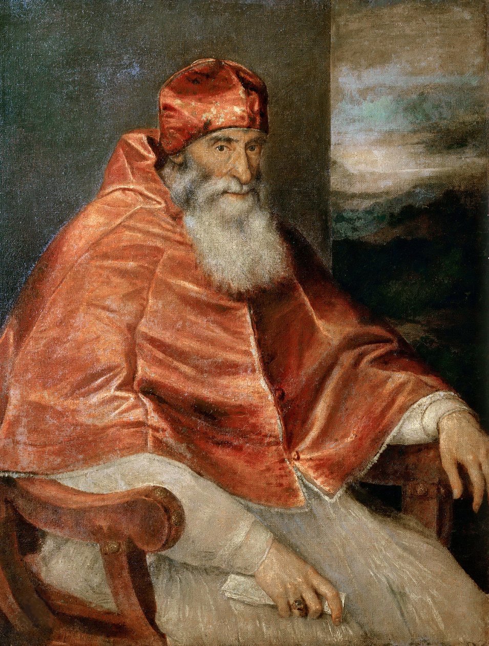 Portrett av pave Paul III. av Titian