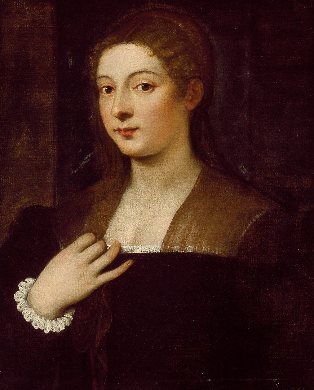 Portrett av en dame av Titian