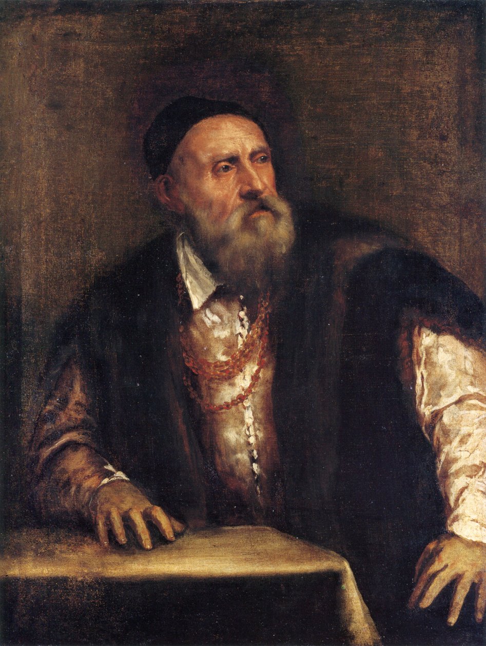 Selvportrett, ca 1550-1562. av Titian