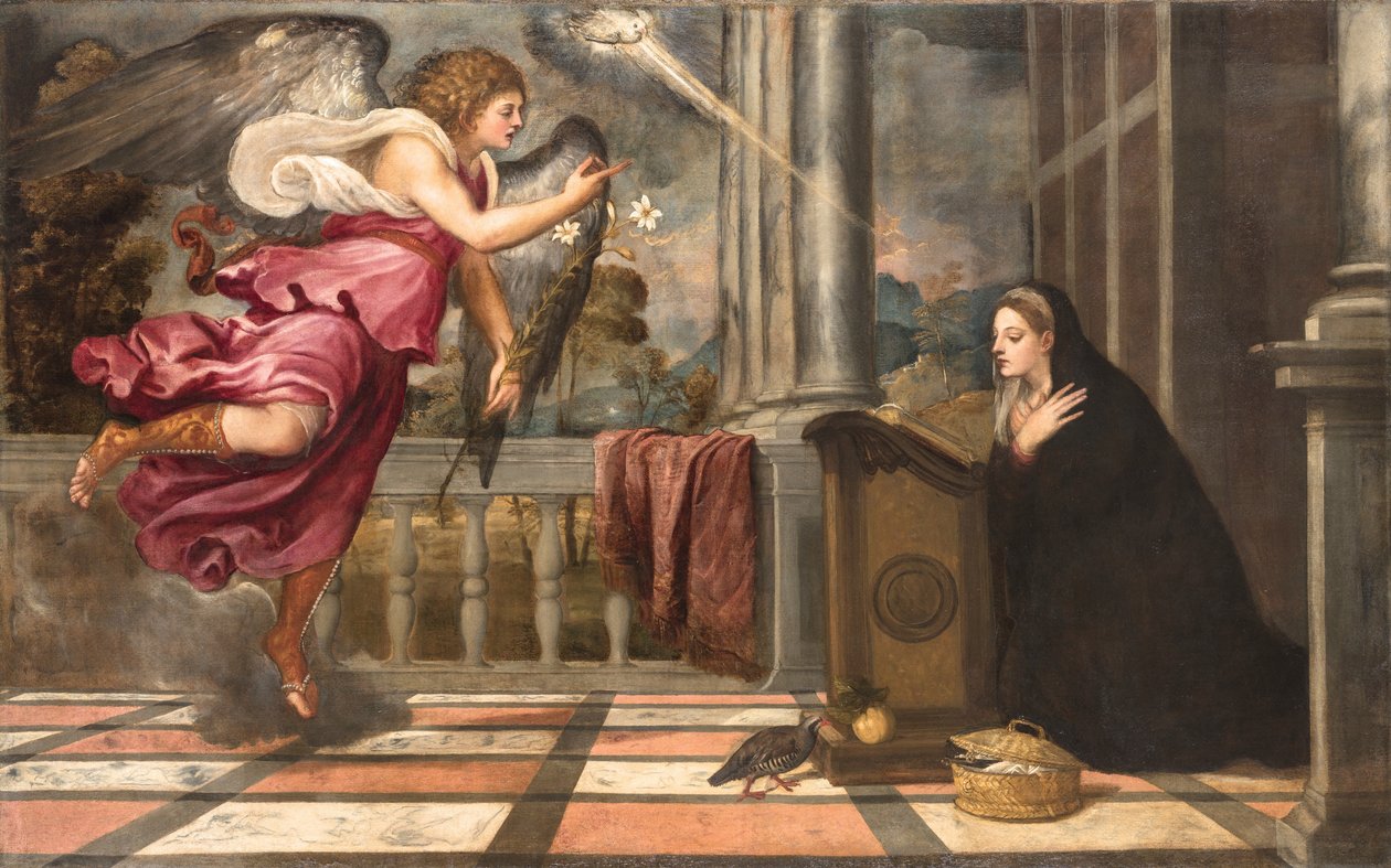 Bebudelsen, ca 1538-1539. av Titian