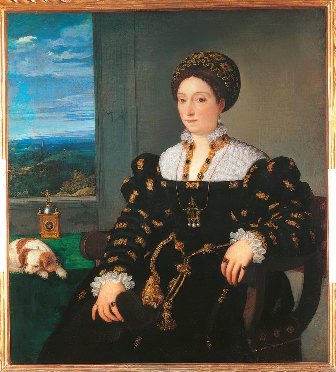 Italia, Toscana, Firenze, Uffizi-galleriet av Tiziano Vecelli