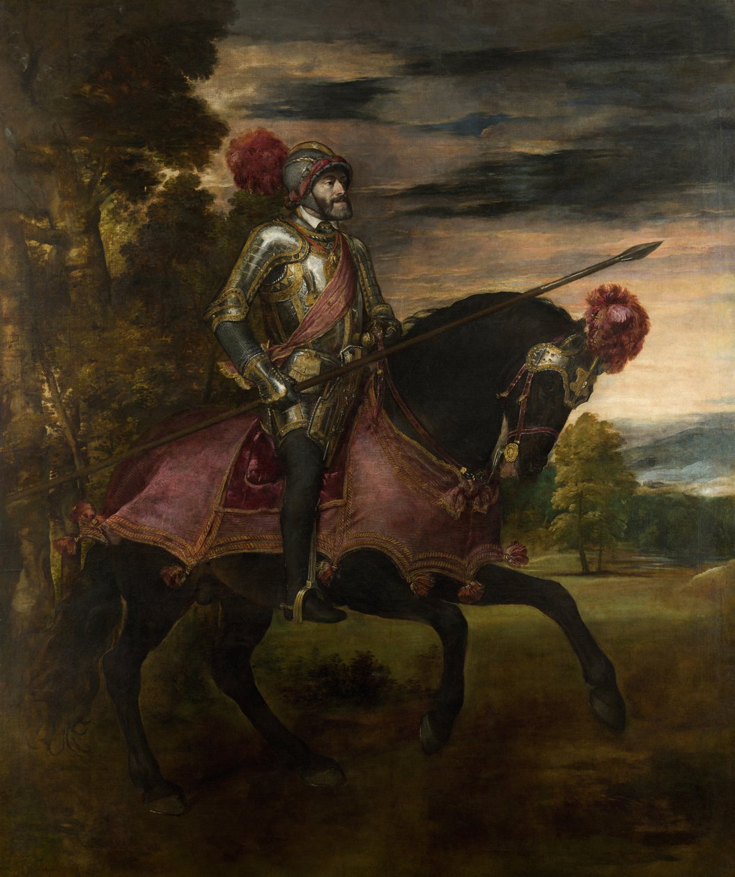 Carlos V en Mühlberg av Tiziano Vecelli