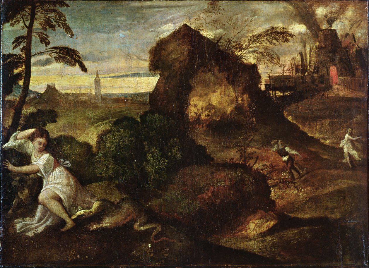 Orfeus og Eurydike av Tiziano Vecelli