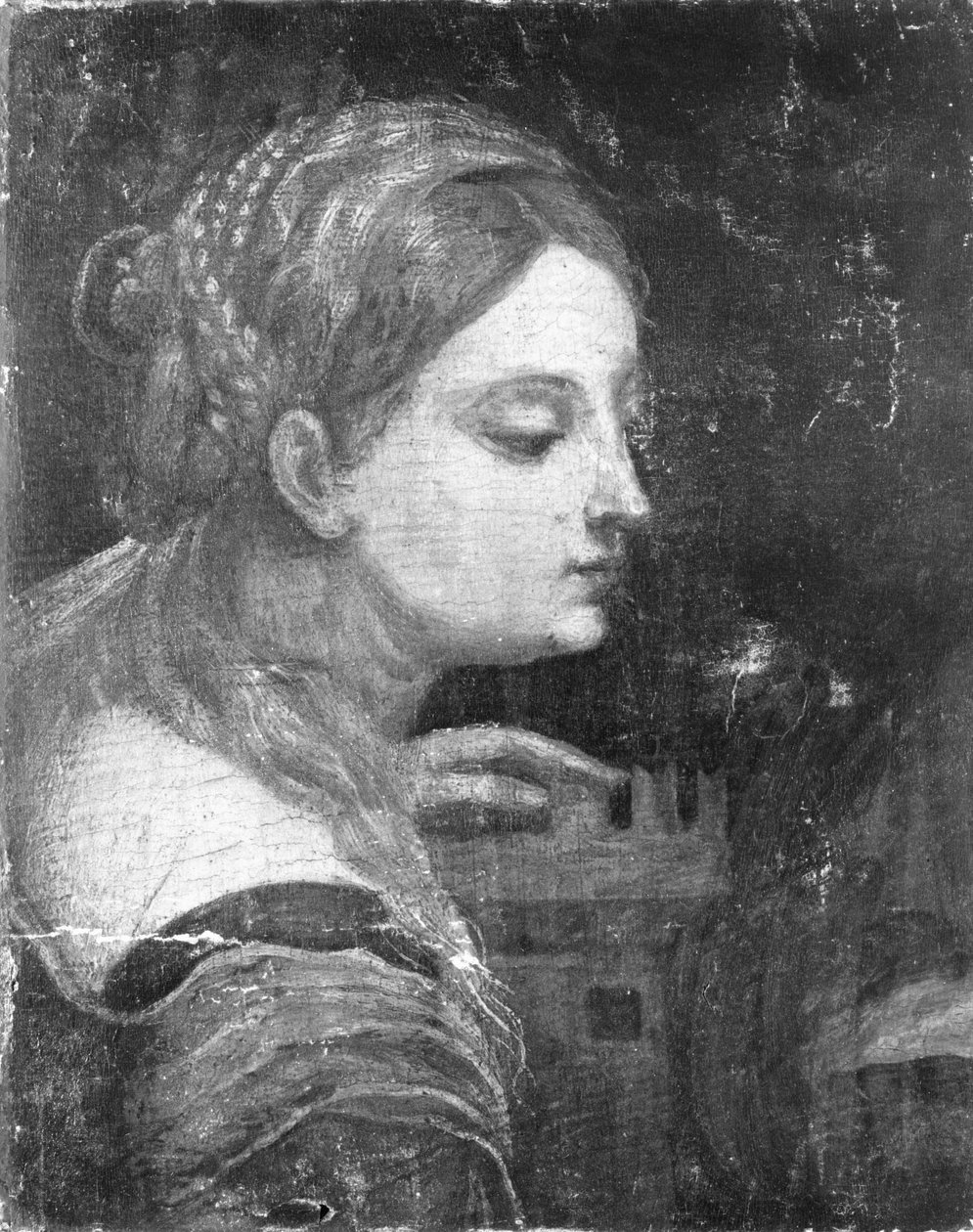 St. Barbara av Tiziano Vecelli