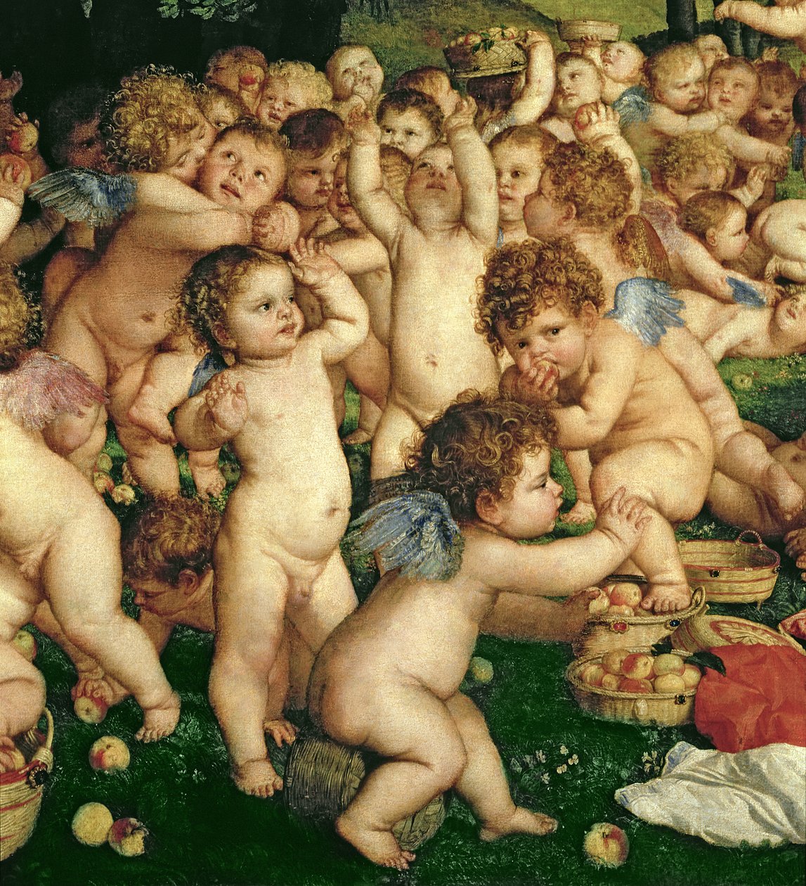 The Worship of Venus, 1519 (detalj av 38605) av Tiziano Vecelli