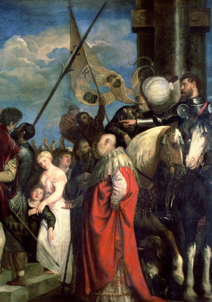 Ecce Homo, 1543 (detalj av 68666) av Tiziano Vecelli