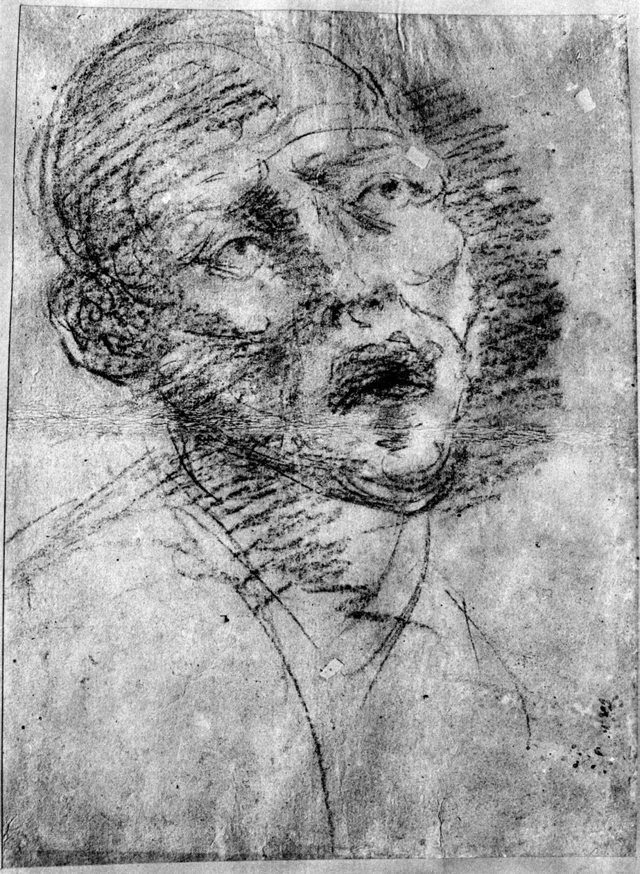 Head of a Moor, c1525, 1937 av Tiziano Vecelli