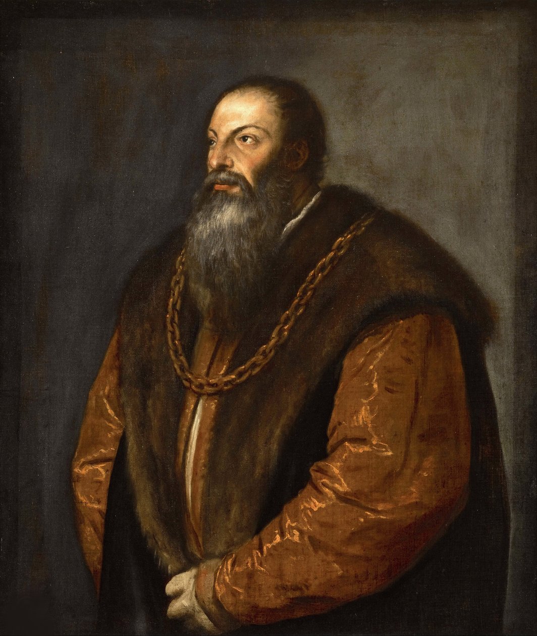 Portrett av Pietro Aretino, ca 1537. av Tiziano Vecelli