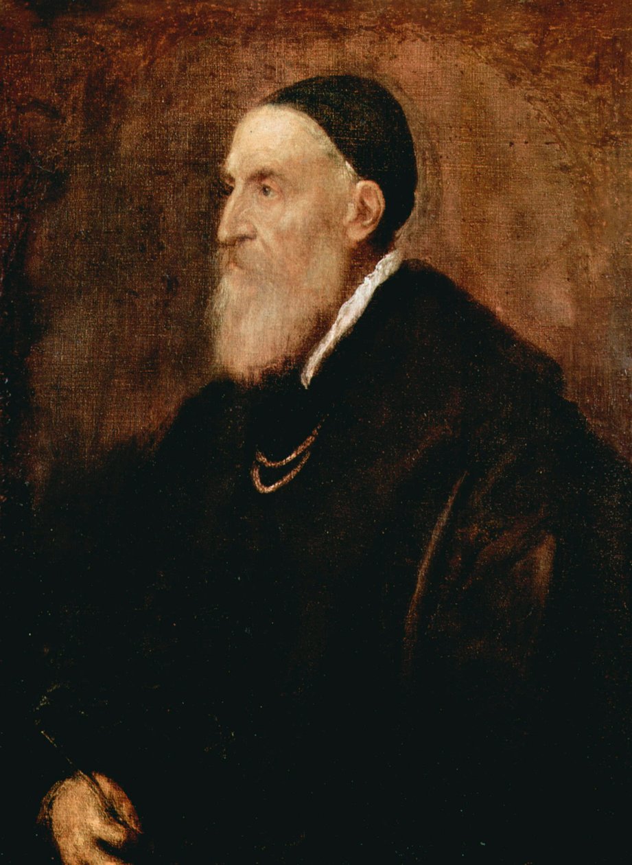 Selvportrett, c1567 av Tiziano Vecelli