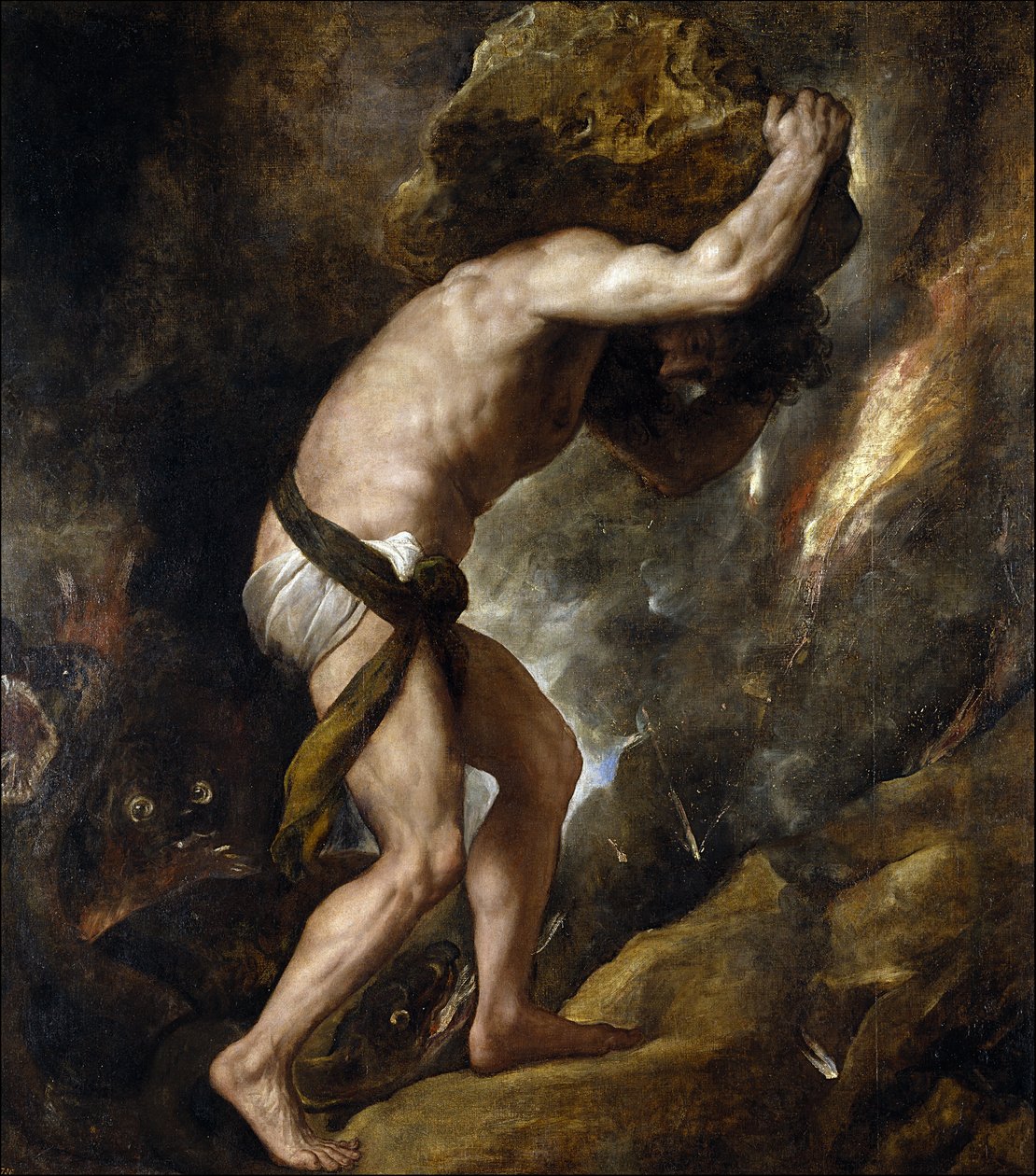 Sisyfos av Tiziano Vecelli