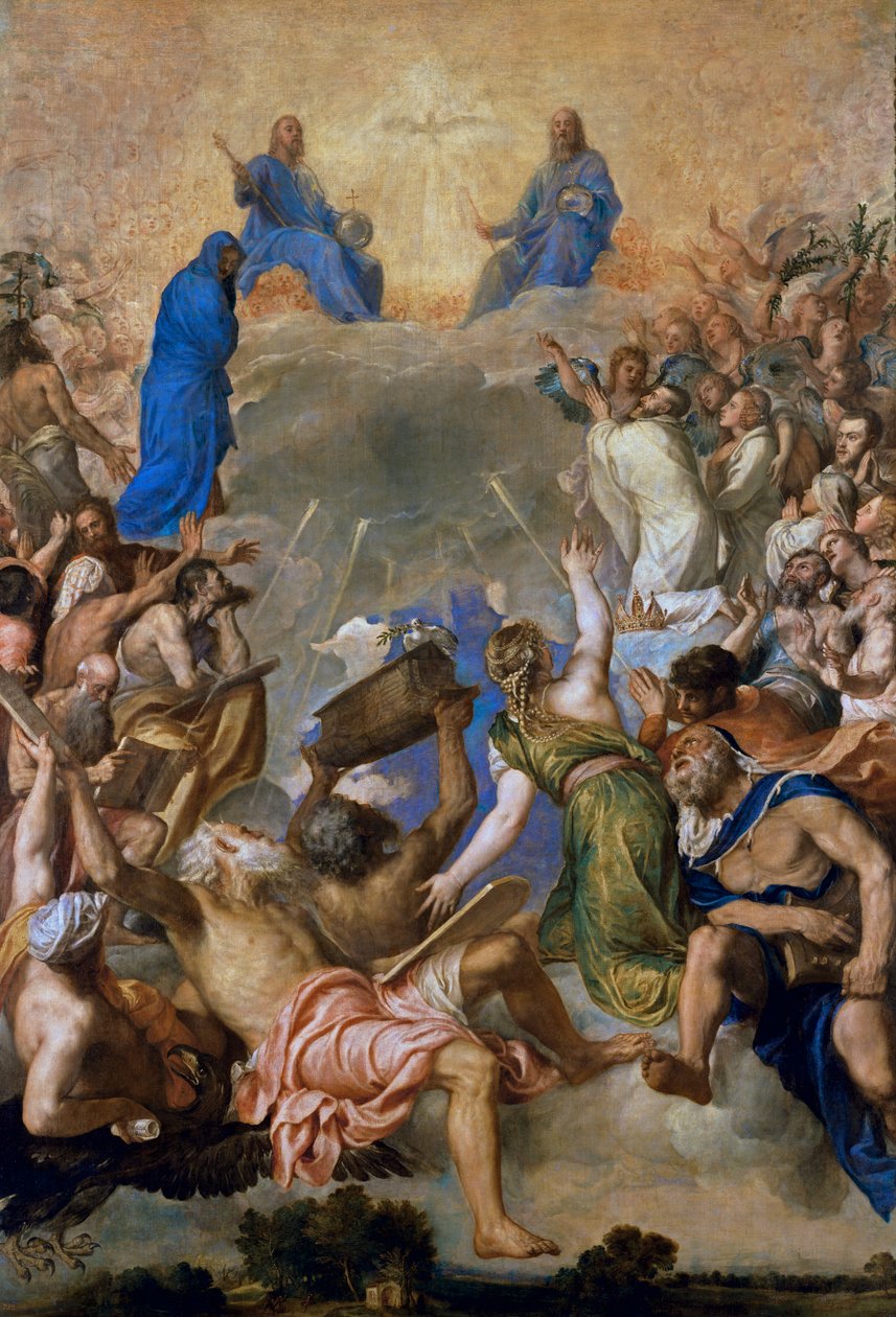 Den hellige treenighet, 155354 av Tiziano Vecelli