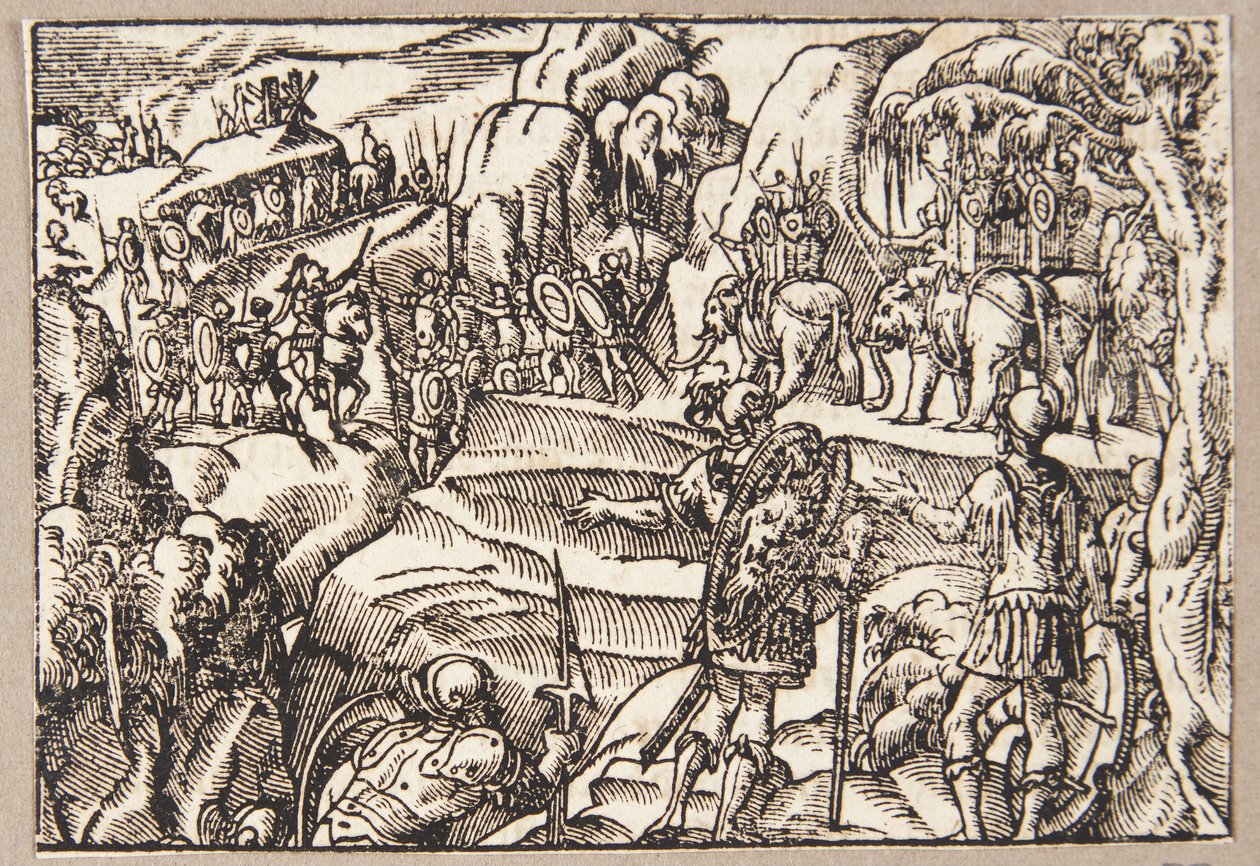 Hannibals reise over Alpene av Tobias Stimmer