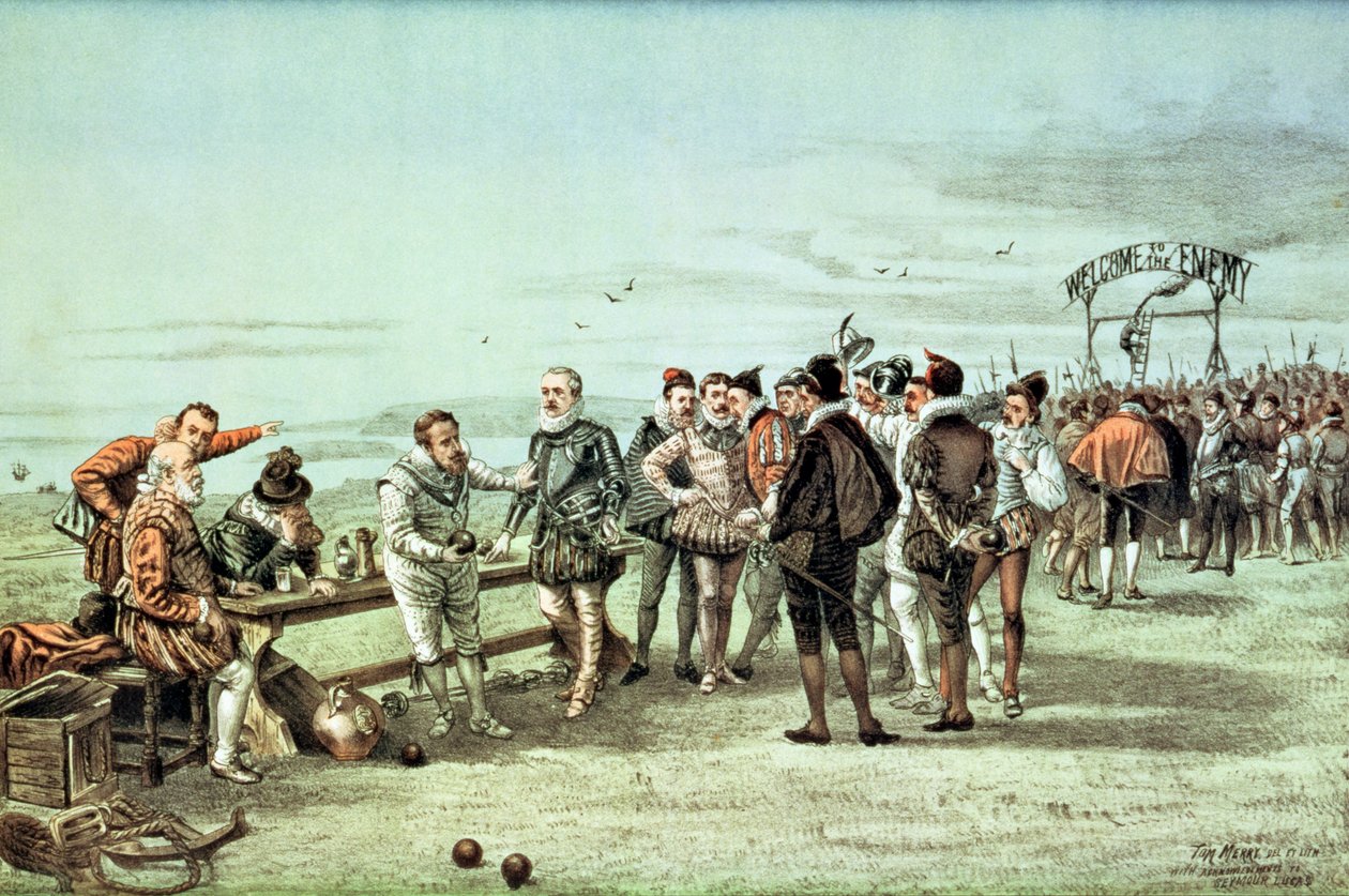 The Armada of 1888 in Sight, Ministers at Play, fra 