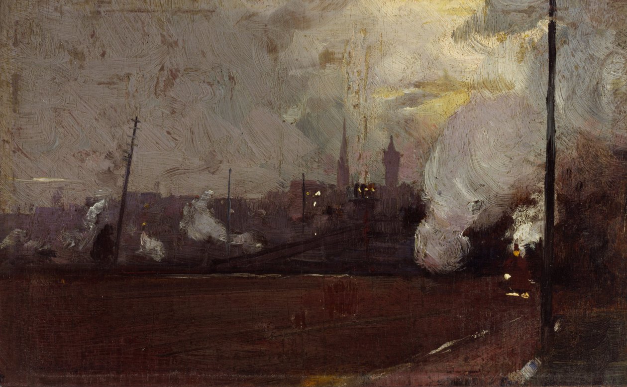 Kveldstog til hagtorn av Tom Roberts