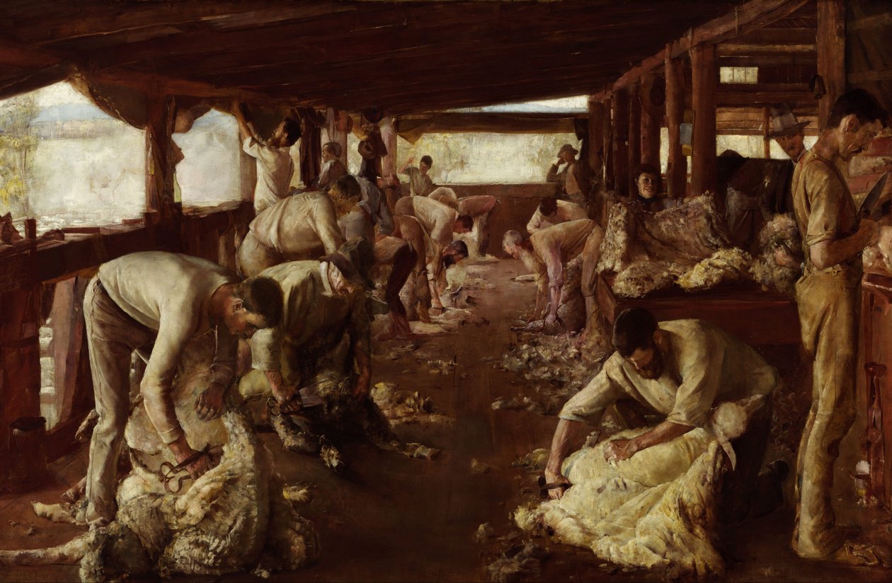 The Golden Fleece av Tom Roberts