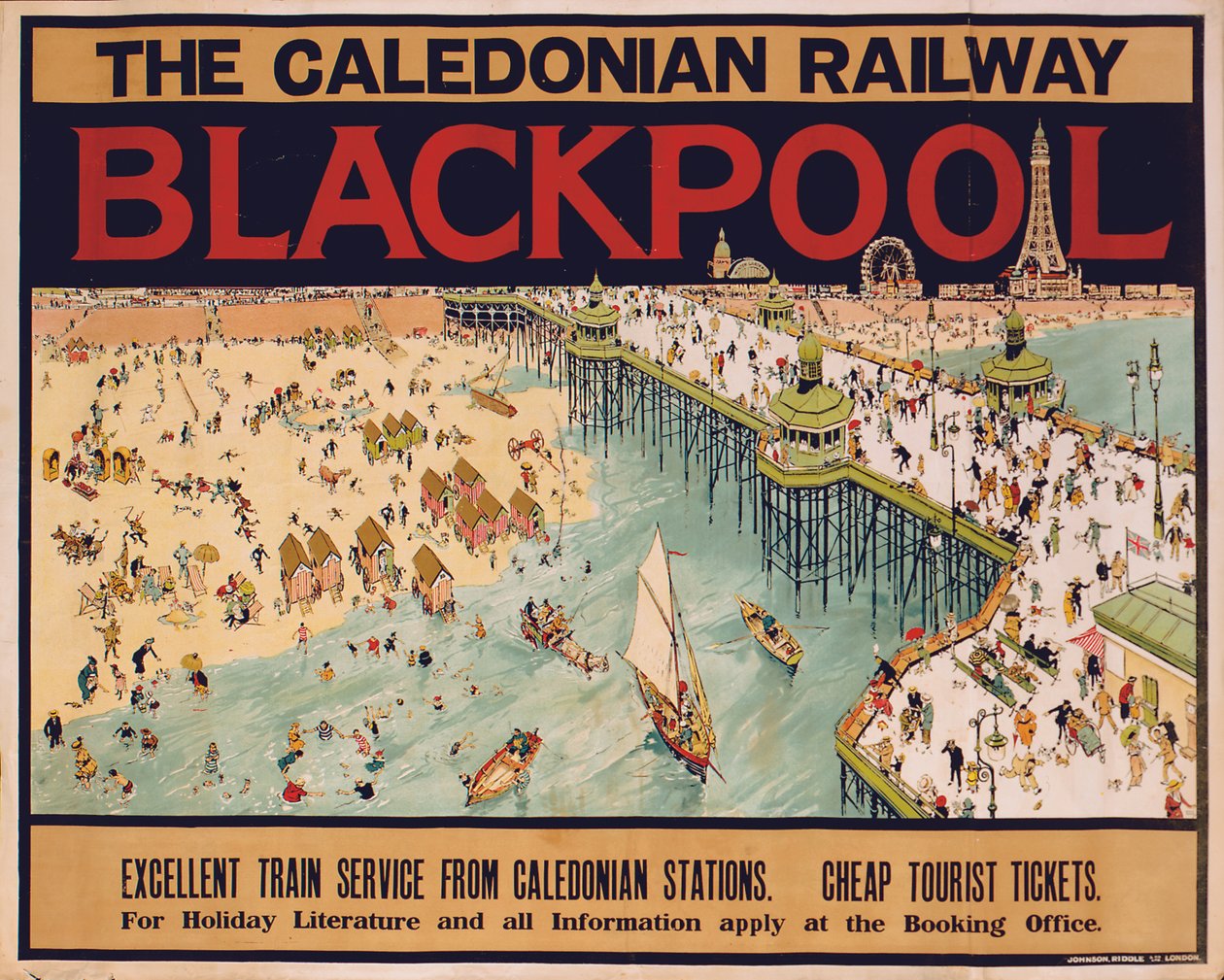 Blackpool (farge litho) av Tony Sarg