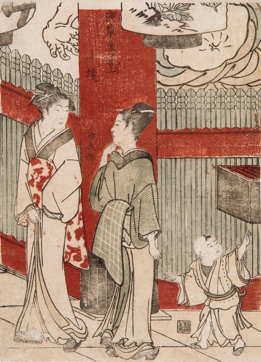 Tresnitt av Torii Kiyonaga