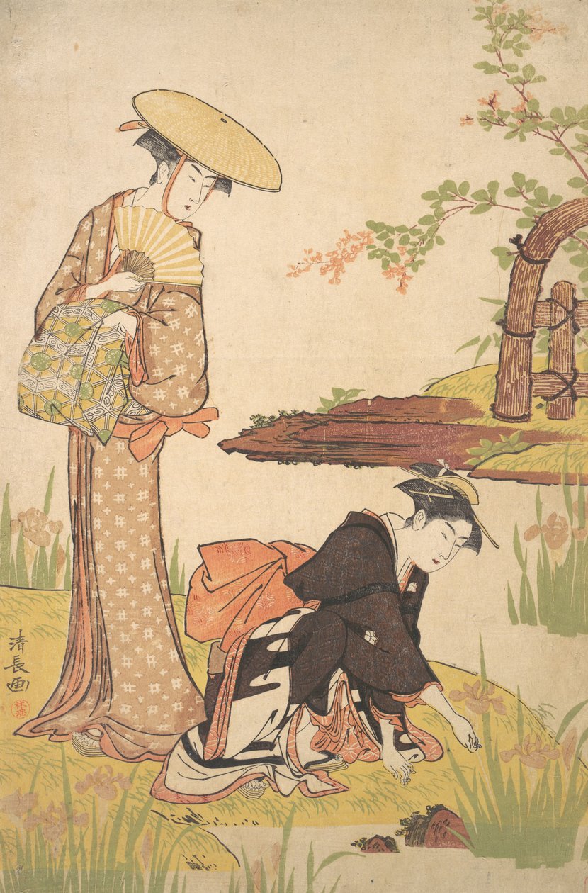 Irishagen, ca. 1784. av Torii Kiyonaga
