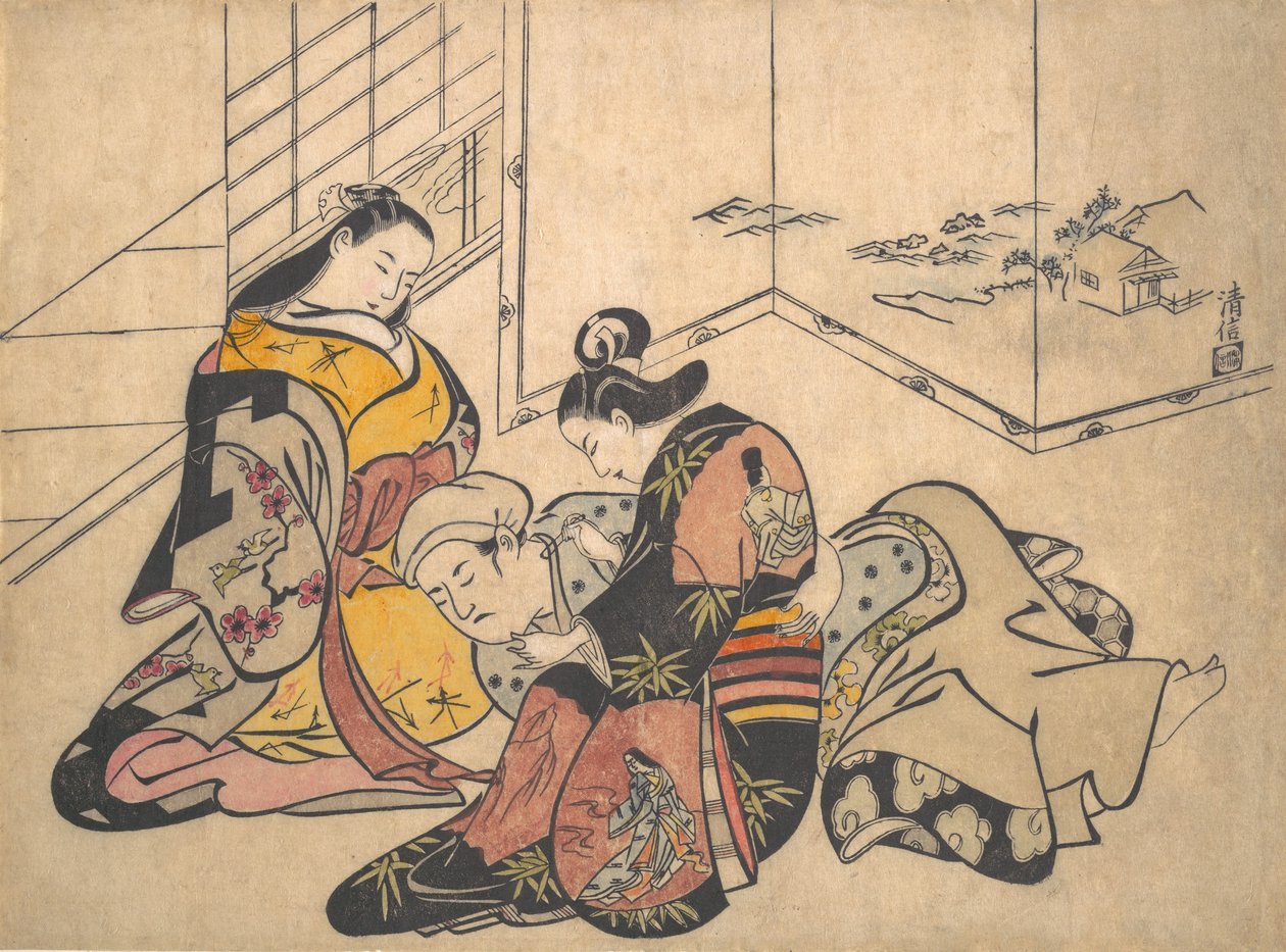 Trykk, 1703. av Torii Kiyonobu I