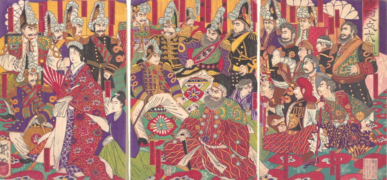 Sivile og militære offiserer, desember 1877. av Toshimasa