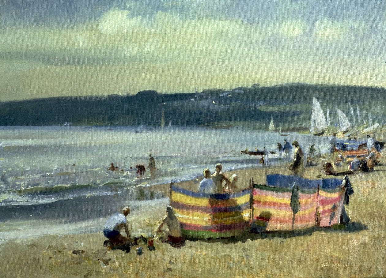 Barn på stranden i Abersoch av Trevor Chamberlain