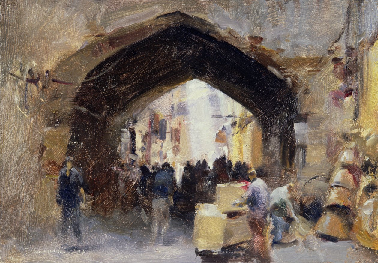 Teheran Bazaar, 1994 av Trevor Chamberlain