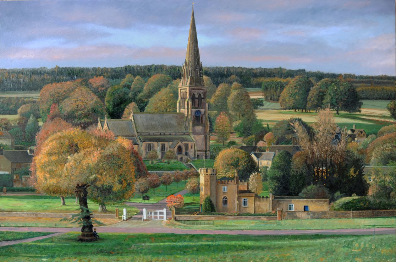 Edensor, Chatsworth Park, Derbyshire, 2009 av Trevor Neal