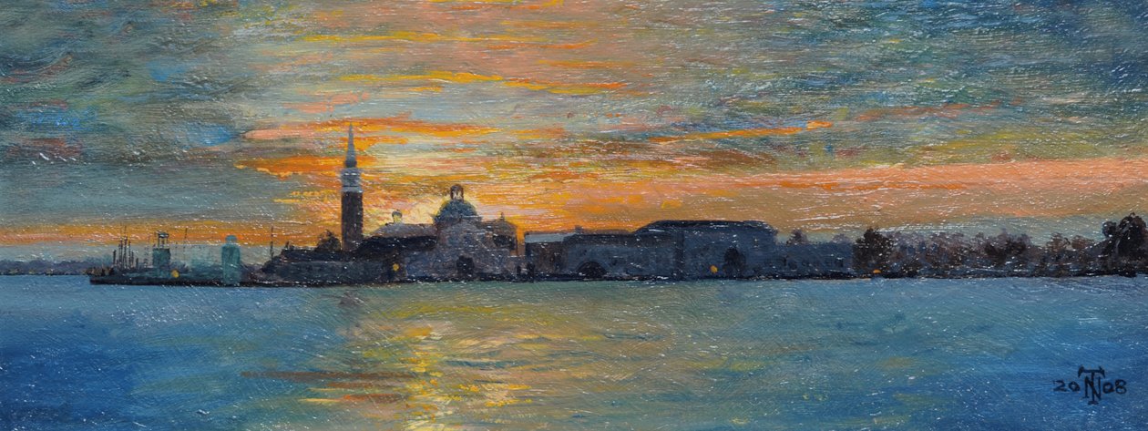 San Giorgio, Venezia-lagunen, 2008 av Trevor Neal