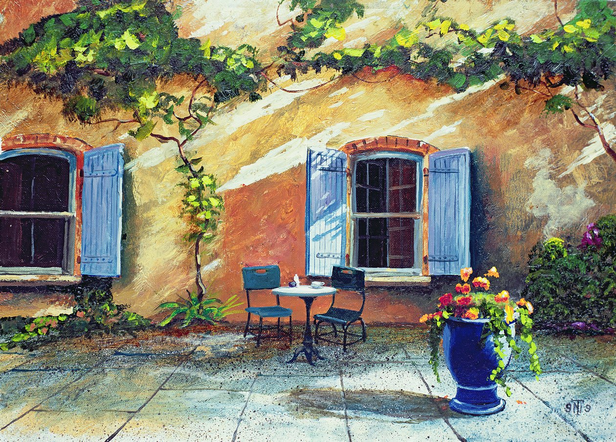Vinduer med skodder, Provence, Frankrike, 1999 av Trevor Neal