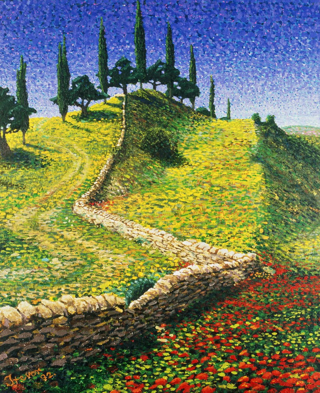 Spanish Hill Top, 1992 av Trevor Neal