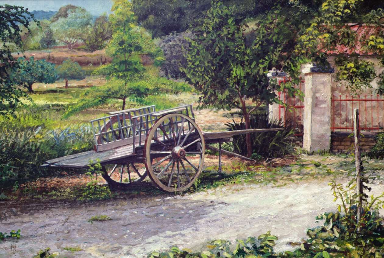 Old Cart, Vichy, Frankrike av Trevor Neal