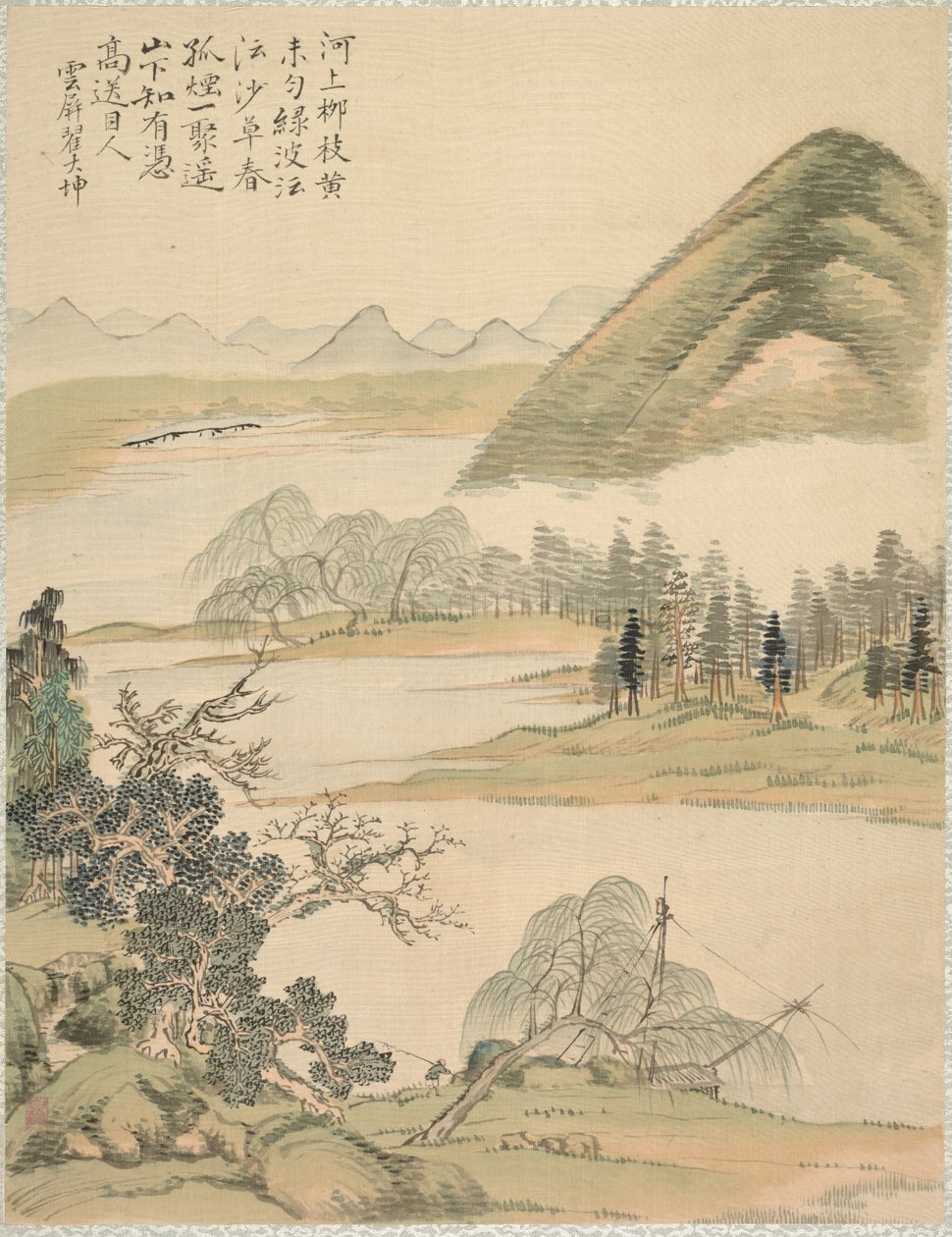 Pilegrener om våren, 1847. av Tsubaki Chinzan
