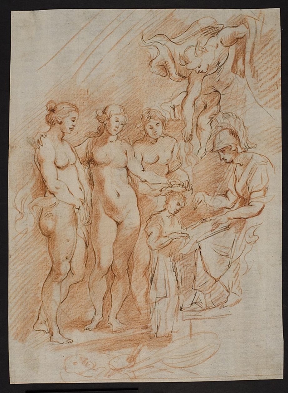 Figurkomposition, fra "Maria af Medicis historie" av Ubekendt