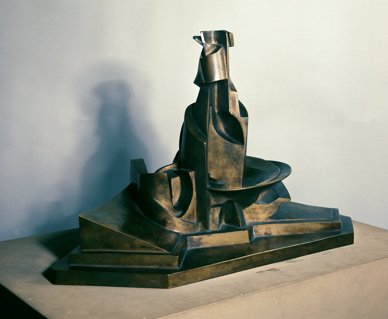 Utvikling av en flaske i verdensrommet, 1912 (bronse) av Umberto Boccioni